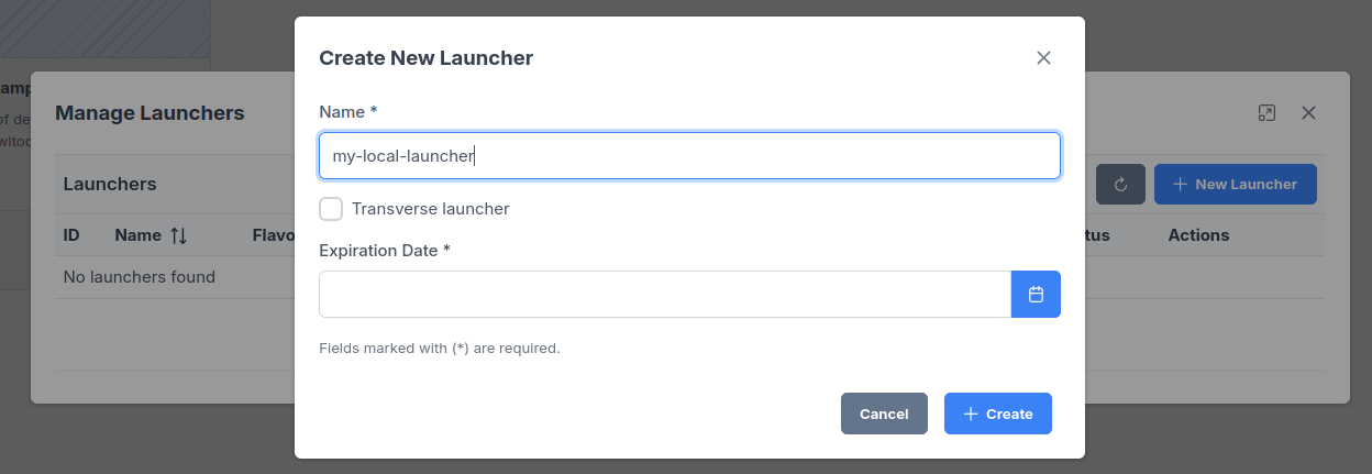 Create my-local-launcher